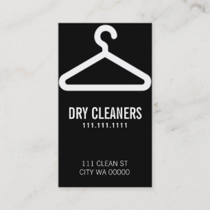 Cleaners Dry Cleaning Business Card Template