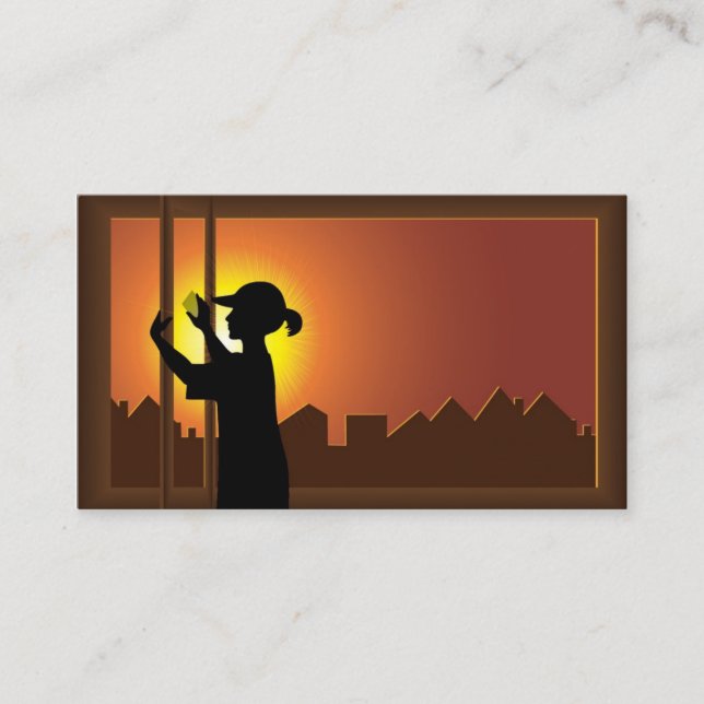 Cleaning Business Business Card (Front)