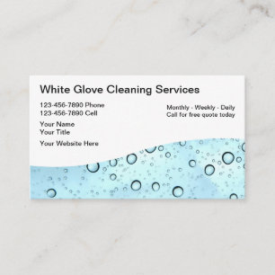 Cleaning Business Cards