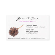 Cleaning Business Cards