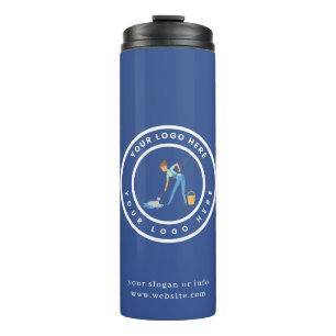 Cleaning Company   Custom Logo Cleaning Service Thermal Tumbler