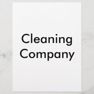 Cleaning Company Flyer
