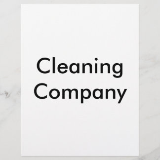 Cleaning Company Flyer