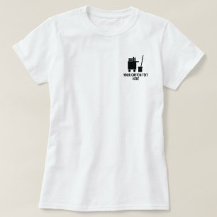 Cleaning company t shirt for housekeeper & janitor