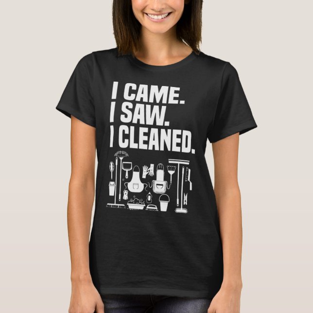 Cleaning  House Cleaner And Housekeeper T-Shirt (Front)