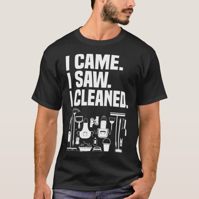 Cleaning  House Cleaner And Housekeeper T-Shirt (Front)