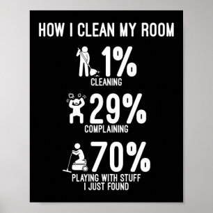 Cleaning How I Clean My Room Poster