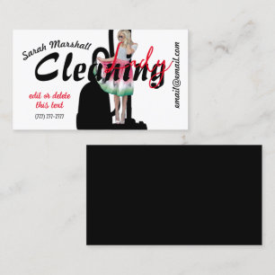 Cleaning Lady Business Card