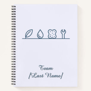 Cleaning & Maintenance Schedule   Iconic Team Plan Notebook