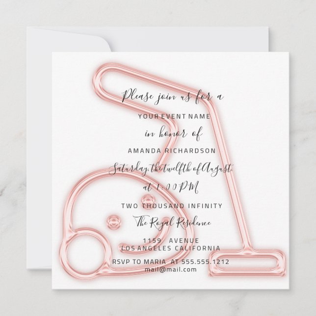 Cleaning Party Vacuum Cleaner Maid   Invitation (Front)