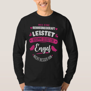 Cleaning Power Cleaning Woman Sayings Housewife Cl T-Shirt