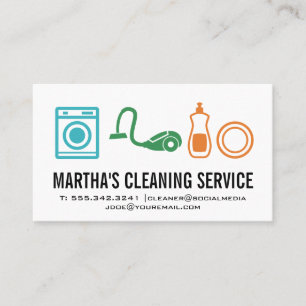 Cleaning Products and Services Business Card