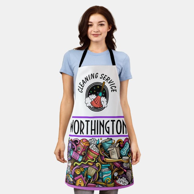 Cleaning Service   Apron (Worn)