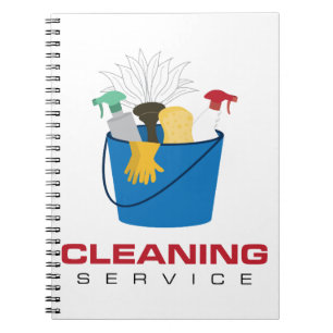 Cleaning Service Bucket Notebook