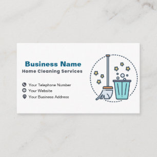 Cleaning Service Business Card