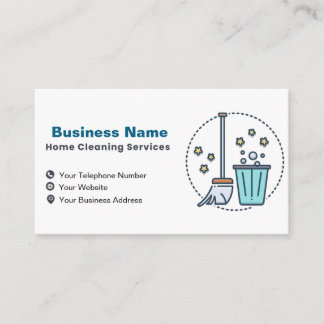 Cleaning Service Business Card