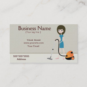 Cleaning service  Business Card