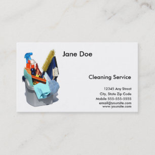 Cleaning Service Business Card