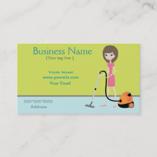 Cleaning service  Business Card