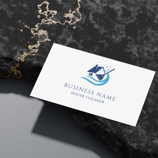 Cleaning Service Business Card | Minimal (Cleaning Service Business Card)