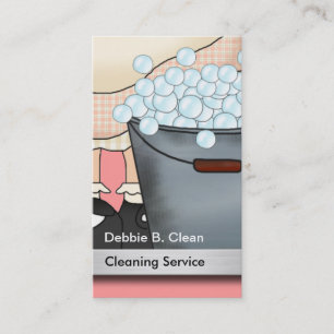 Cleaning Service Business Cards