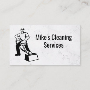 Cleaning Service   Carpets Cleaner   Steam Cleaner Business Card