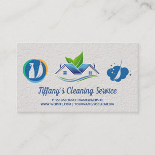 Cleaning Service Cleaning Products Business Card