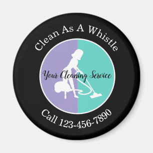 Cleaning Service Customer Business Magnets