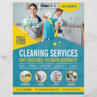 Cleaning Service Flyer Template