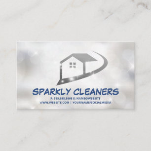 Cleaning Service   Home Maid  Business Card