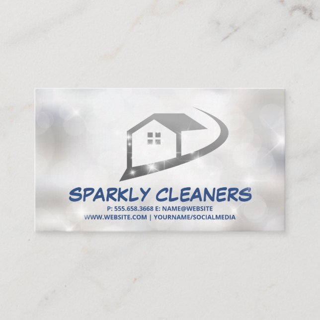 Cleaning Service | Home Maid  Business Card (Front)