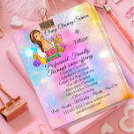 Cleaning Service House Keeping Holograph Pinky Flyer<br><div class="desc">florenceK dedicated for Tiffany collection</div>