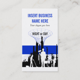 Cleaning Service industrial maintenance Business Card