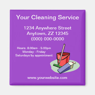 Cleaning Service Magnet