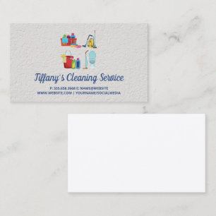 Cleaning Service Maid Cleaning Clean Equipment Business Card