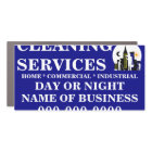 Cleaning service professional Logo cityscape blue
