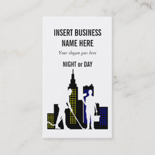 Cleaning Service professional PERSONALIZE Business Card