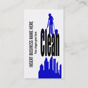 Cleaning Service professional PERSONALIZE Business Card