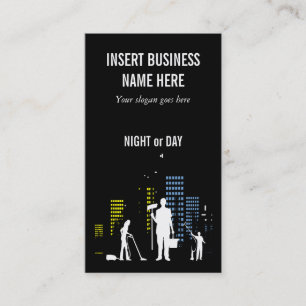 Cleaning Service professional PERSONALIZE Business Card