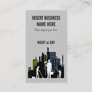Cleaning Service professional PERSONALIZE Business Card