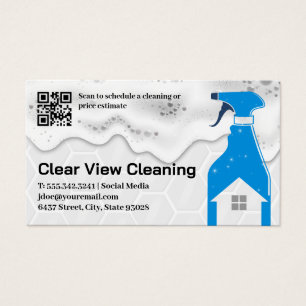 Cleaning Service Spray Bottle Soap and Tiles