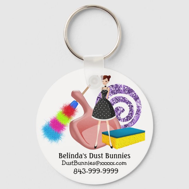 Cleaning Service - SRF Key Ring (Front)