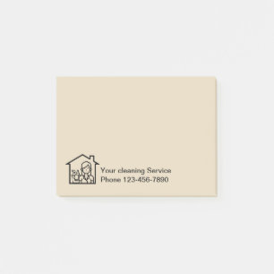 Cleaning Service Sticky Notes