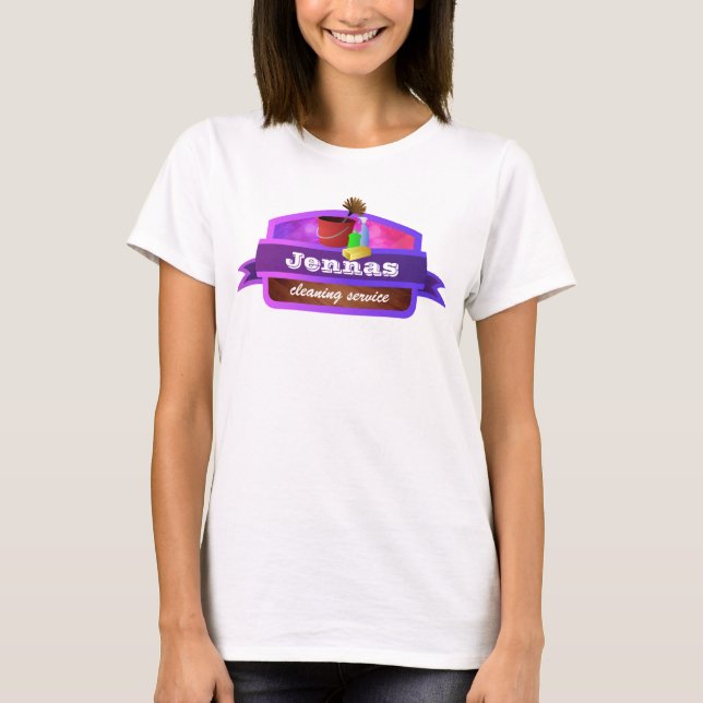 Cleaning Service t-shirts (Front)