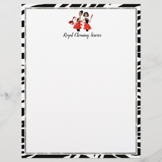 Cleaning Services - African American Divas Flyer (Front)