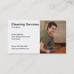 Cleaning Services Business Card