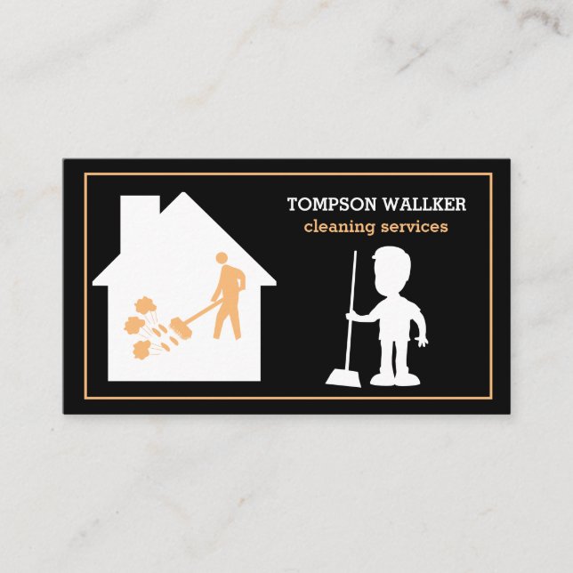 Cleaning Services Business Card (Front)