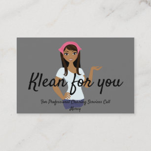 Cleaning Services Business Card