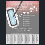 Cleaning Services Business Tear Off Strips Flyer D<br><div class="desc">Modern Flyers for Cleaning Service</div>