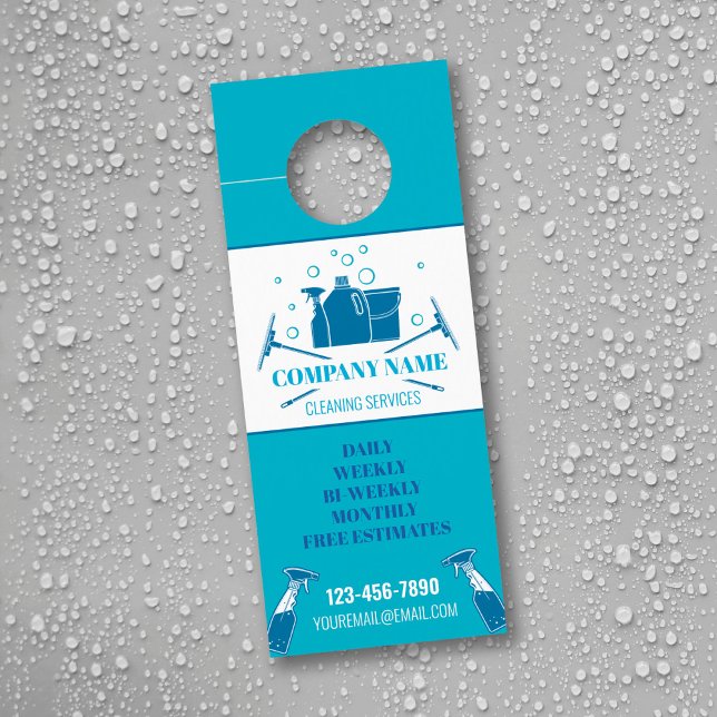 Cleaning Services Door Hanger (Creator Uploaded)